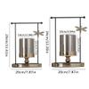 Candlestick Holders Nordic Iron Dragonfly Candle Holder, Simple Modern Glass Decoration Candle Holders Ornaments for Wedding, Living Room, Candlelight Dinner, Party Decorative Candlestick Holder ( Col view 2