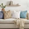 decorUhome Spring Throw Pillow Covers 12x20 Inch Set of 2, Soft Plush Faux Fur Wool Lumbar Cream White Accent Couch Pillow Covers for Modern Farmhouse Bed Sofa Living Room view 4