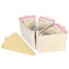 Gold Cake Boards, Cardboard for Treats, Food Graded Cardboard, Cake Decorating Supplies, Cake Base for Dessert, Triangular Cake Boards for Wedding, Holiday Celebrations view 1