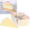 Gold Cake Boards, Cardboard for Treats, Food Graded Cardboard, Cake Decorating Supplies, Cake Base for Dessert, Triangular Cake Boards for Wedding, Holiday Celebrations view 3