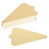 Gold Cake Boards, Cardboard for Treats, Food Graded Cardboard, Cake Decorating Supplies, Cake Base for Dessert, Triangular Cake Boards for Wedding, Holiday Celebrations view 4