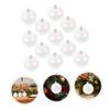 12 Pcs Christmas Ball Ornaments for Tree Decorative Hanging Balls Shatterproof Plastic Christmas Tree Decorations for Xmas Party Home Office Holiday Decor, 2.34inch view 3