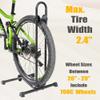 BikeHand Bike Floor Stand Parking Rack Stand - for 24"-29" Mountain MTB & Road Bikes Bicycles Indoor Outdoor Garage Storage - Classic New Version for 3 Bikes view 2