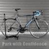 BikeHand Bike Floor Stand Parking Rack Stand - for 24"-29" Mountain MTB & Road Bikes Bicycles Indoor Outdoor Garage Storage - Classic New Version for 3 Bikes view 4