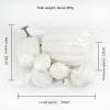 7Pcs Artificial Pumpkins Halloween Decoration Simulation Foam Pumpkins Decorative for Fall Halloween Thanksgiving Decor (White, One Size) view 2