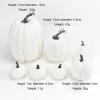 7Pcs Artificial Pumpkins Halloween Decoration Simulation Foam Pumpkins Decorative for Fall Halloween Thanksgiving Decor (White, One Size) view 4