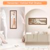 10x30 Wood Frame Brown, Rustic Natural Wooden 30x10in Poster Picture Frame, Distressed 10 x 30inch Woodgrain Gallery Photo Frame with HD Plexiglass, Horizontal Vertical Wall Mounting Display 1pcs view 2