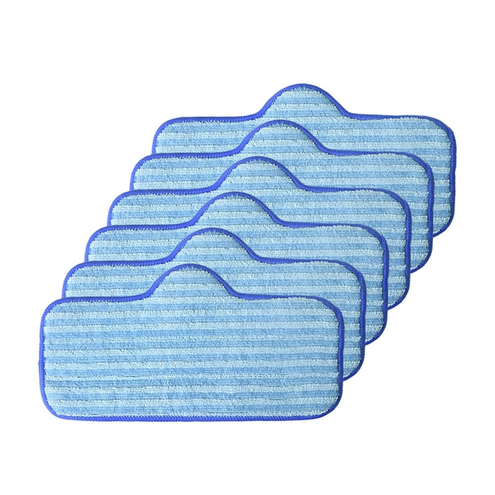 YAXRO 4/8/10 PCS Microfiber Mop Cloth Washable Mopping Rag, Compatible for Dupray Neat Steam Vacuum Cleaner Fiber Mop Pads Mat Replacement Parts (Color : 6pcs)