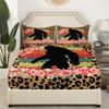 Manfei Gorilla Silhouette Bed Sheet Set Twin Size view 3