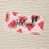 Personalized Watermelon Beach Towel with Name, Girls Beach Towels Personalized, Toddler Beach Towel with Name, Custom Beach Towels for Kids, Bath Towel, Christmas Birthday Gifts for Girls view 1