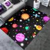 CAFCIOYG Space Rug for Boys Room - Solar System Rugs for Kids Bedroom Outer Space Area Carpet for Boys Bedroom Playroom Galaxy Carpet for Living Room, 2'3' view 1