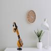 Golden Drops Eco Friendly Eucalyptus Wooden Veena Home Decor Showpiece (9 cm x 9 cm x 27 cm, Brown) Decorative Showpiece view 4