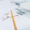 Deer Shaped Stainless Steel Chopsticks Holder Rest 5 Pcs Silver view 4