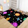 CAFCIOYG Space Rug for Boys Room - Solar System Rugs for Kids Bedroom Outer Space Area Carpet for Boys Bedroom Playroom Galaxy Carpet for Living Room, 3'4' view 2