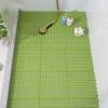 10PCS Mosaic Bath Mat, Comfortable Suction Cup Floor Mats, Square Shower Mat, Anti Slip Plastic Bathtub Mat for Kitchen Bathroom,Spliced Comfortable Indoor Bath Mat for Bathrooms Kitchens (Green) view 1