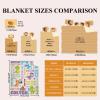 Dinosaur Lover Personalized Blanket with Custom Baby Dinosaur Custom Name Flannel Blanket Soft Throw Meaningful Gift for Toddlers Girls Boys Kids Pets 120 * 90" XL for Family view 4