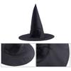 Refeng Black Oxford Cloth Pointed Hat Cosplay Props Harrys Potter Magical Hat Halloween Witch Hat Wizard Hat Adult Witch Hillbilly Hat Halloween Party Props(#1) view 3