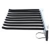 Pull Out Pants Hanger Bar, Closet Pants Hanger Bar, Slide Out Side Mount, Multi Functional Non-Slip Clothes Hanger Bar,with 9 Arms for Space Saving and Storage (Size : Right Installation) view 1