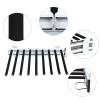 Pull Out Pants Hanger Bar, Closet Pants Hanger Bar, Slide Out Side Mount, Multi Functional Non-Slip Clothes Hanger Bar,with 9 Arms for Space Saving and Storage (Size : Right Installation) view 3