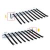 Pull Out Pants Hanger Bar, Closet Pants Hanger Bar, Slide Out Side Mount, Multi Functional Non-Slip Clothes Hanger Bar,with 9 Arms for Space Saving and Storage (Size : Right Installation) view 4