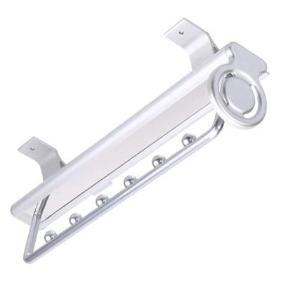 Extendable Pull Out Cupboard Wardrobe Rail, Pull-Out Pants Clothes Hanger Rod Sliding Hanging Rail, Metal Hanger Organizer Rack for Scarf, Trouser, Clothes and Sock (Size : 36cm/14inch)