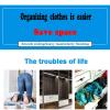 Extendable Pull Out Cupboard Wardrobe Rail, Pull-Out Pants Clothes Hanger Rod Sliding Hanging Rail, Metal Hanger Organizer Rack for Scarf, Trouser, Clothes and Sock (Size : 36cm/14inch) view 4