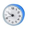 Round Wall Clock, Waterproof Wall Window Mirror Bathtub Shower Clock Bathroom Accessories Gifts for Kids and Friends (Red)(Blue) view 2