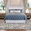 AFI Canyon Queen Farmhouse Solid Wood Platform Bed with Footboard & Twin XL Trundle, White view 3