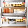 Atkits Adjustable Shelf Organizer Rack Under Sink Kitchen Organizer Pull Out Metal Under Sink Organizers and Storage Pull Out Drawers view 3