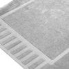 White Classic Luxury Bath Mat Floor Towel Set - Absorbent Cotton Hotel Spa Shower/Bathtub Mats [Not a Bathroom Rug] 22"x34" | 2 Pack | Dolphin Grey view 2