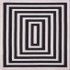 Abani Parker Collection Area Rug -Cream/Black Rectangles Design -4' x 6' - Easy to Clean - Durable for Kids and Pets - Non-Shedding - Machine Washable - for Living Room, Bedroom & Office view 2