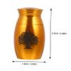 ARTIBETTER 1pc Stainless Steel Pet Cinerary Urn Sealing Lid for Pet Ashes Creative Animal Ash Storage Container for Living Room Bedroom and Memorial Use view 2