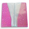 Patterned Photo Album with Elastic Binding and Plastic Sleeves, Holds 40 Photos (Fashionably Late Pink Confetti) view 2