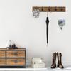 Caroline's Treasures New Jersey Violet in Watercolor Leash or Key Holder Wall Hooks, Key Hooks Holder, Coat Rack Wall Mount, Coat Hooks, Hooks for Hanging Keys, Towels, Aprons, Leashes view 2