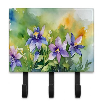 Caroline's Treasures Colorado Rocky Mountain Columbine Triple Wall Hook