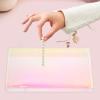 3 Pack Acrylic Perfume Vanity Tray Organizer, Transparent Jewelry Tray for Makeup, Cosmetics, Trinkets, Bathroom Supplies, Dresser Tops, and Office Storage view 3