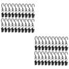 DECHOUS 40pcs s Hooks for Curtain Rods Multipurpose Shower Hook Clamps Photo Clips for Hanging Drapes Sturdy Hanger for Bathroom Home Decor Helper view 1