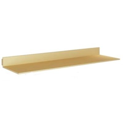 EMYJAY Light-Emitting ShelvesWall Mounted Light-Emitting Shelves Floating Display Shelf Can Light Up The Room Various Decorations and Photo Frames (Color : Gold, Size : 120x20x6cm)