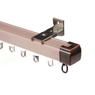 YJLTKL Curtain Tracks Ceiling Or Wall Mount Ceiling Curtain Track for Curtains, Room Divider, RV Curtain, Shower Curtain, Hospital Curtain Track System (Color : E-Wall, Size : 1.8m/5.9FT(2 * 0.9m))