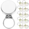 UPKOCH 24pcs Aluminum Beer Bottle Caps Reusable Soft Drink Covers for Wine Juice and Leak Seal for Prolonging Freshness Convenient and Portable Design view 1