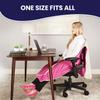 The Original Office Chair Blanket by SnuggleBack; Cozy Comfy Office Desk Chair Wrap Attaches for Convenient Heat and Hands-Free. Stay Warm In The Winter or Summer. Sherpa Fur Lining view 4