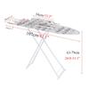 DMVWJR Ironing Board, Foldable Ironing Table Adjustable Height & Iron Rest to Secure Iron in Place, Lightweight & Foldable for Compact Storage(Color:C) view 2