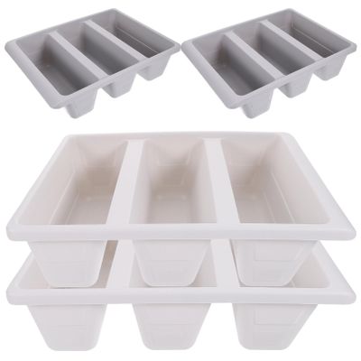 Cabilock 4pcs Space Saving Shoe Case Plastic Shoe Holder Tray for Slippers Storage Box Home Entryway
