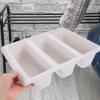 Cabilock 4pcs Space Saving Shoe Case Plastic Shoe Holder Tray for Slippers Storage Box Home Entryway view 3