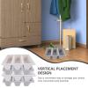 Cabilock 4pcs Space Saving Shoe Case Plastic Shoe Holder Tray for Slippers Storage Box Home Entryway view 4