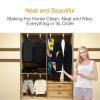 Pull Out Clothes Hanger Rail 30-80 cm, Steel Extendable Closet Rod, Mount Wardrobe Hanger Rack, Closet Storage Rack,for Scarfs Jeans Clothes Trousers Towels (Size : 30cm/11.8in) view 4