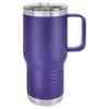 Customized Polar Camel 20 oz. Vacuum Insulated Travel Mug with Slider Lid Personalized With Your Text (Purple) view 2