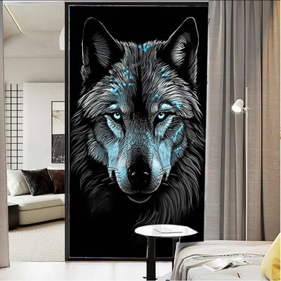 Ferocious Wolf Window Privacy Film 27.6Wx47.2L