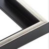 11x16 Canvas Floater Frame Silver Solid Wood Frame Width 1.75 Inches | Interior Frame Depth 1 5/8 Inches | Lumina Contemporary Canvas Frame Complete with Canvas Clips & Hanging Hardware view 2