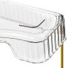 Cididu 3 Tiers Corner Bathroom Counter Organizer, Clear Countertop Shelf Storage Rack, Cosmetic Perfume Tray Standing Holder with Gold Metal Pole, Skincare Sink Organizer for Vanity Kitchen view 3